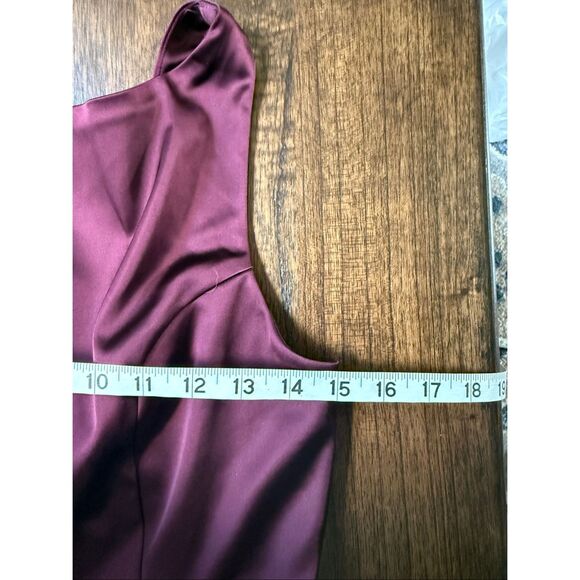 Abercrombie & Fitch Dress Medium Backless Maroon - Picture 3 of 9